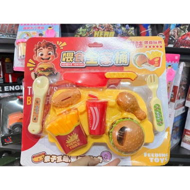 Đồ chơi mô phỏng đút mì ramen, bánh thạch, pudding, khay cơm - Loại to, giảm còn 45k