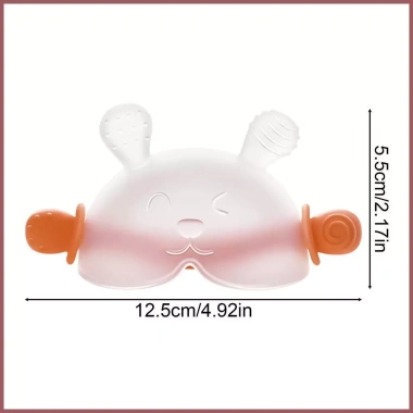 Đồ chơi mọc răng silicone cao cấp - Dụng cụ làm dịu da, hộp bảo quản, cảm giác nhai an toàn cho bé 5