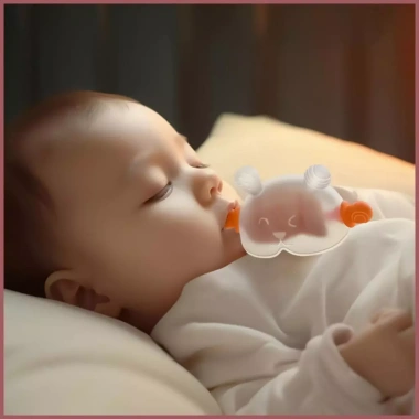 Đồ chơi mọc răng silicone cao cấp - Dụng cụ làm dịu da, hộp bảo quản, cảm giác nhai an toàn cho bé 6