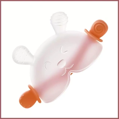 Đồ chơi mọc răng silicone cao cấp - Dụng cụ làm dịu da, hộp bảo quản, cảm giác nhai an toàn cho bé 8
