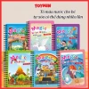 Đồ chơi mỹ thuật tranh tô màu nước ma thuật - Nhiều chủ đề, khuyến mãi 18.896 VND, kích thích sáng tạo bé