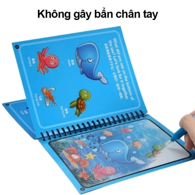 Đồ chơi mỹ thuật tranh tô màu nước ma thuật - Nhiều chủ đề, khuyến mãi 18.896 VND, kích thích sáng tạo bé