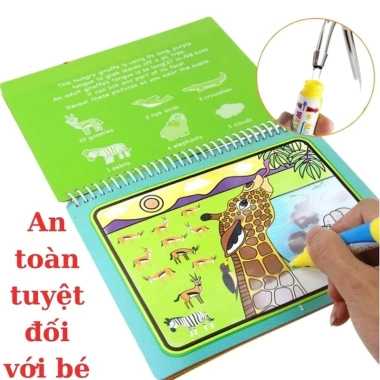 Đồ chơi mỹ thuật tranh tô màu nước ma thuật - Nhiều chủ đề, khuyến mãi 18.896 VND, kích thích sáng tạo bé