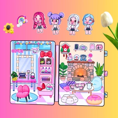 Đồ chơi Ngôi nhà 4 cô bé Melody Kuromi Cinamoroll Kitty - Phát triển tư duy, chỉ 160k 4 Đồ chơi Ngôi nhà 4 cô bé Melody Kuromi Cinamoroll Kitty - Phát triển tư duy, chỉ 160k 4