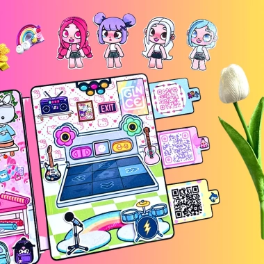 Đồ chơi Ngôi nhà 4 cô bé Melody Kuromi Cinamoroll Kitty - Phát triển tư duy, chỉ 160k