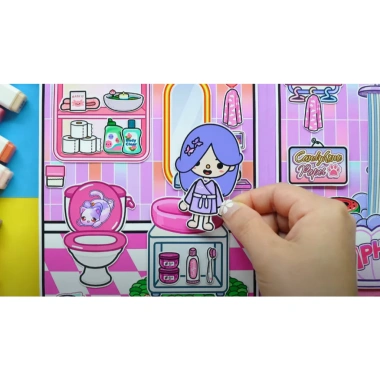 Đồ chơi ngôi nhà búp bê Aphmau Quiet Book - Giá ưu đãi 100.000₫, rèn trí trẻ 6