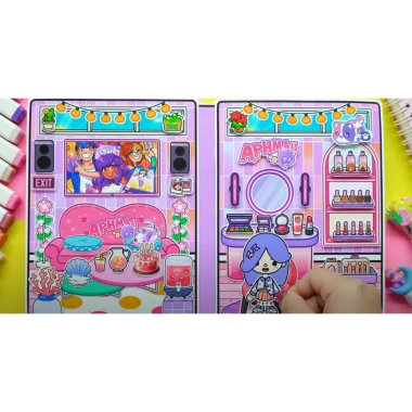 Đồ chơi ngôi nhà búp bê Aphmau Quiet Book - Giá ưu đãi 100.000₫, rèn trí trẻ 8
