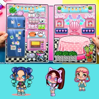 Đồ chơi Ngôi nhà Búp bê Avatar World Black Pink - Toca Life, giảm còn 120k 5 Đồ chơi Ngôi nhà Búp bê Avatar World Black Pink - Toca Life, giảm còn 120k 5