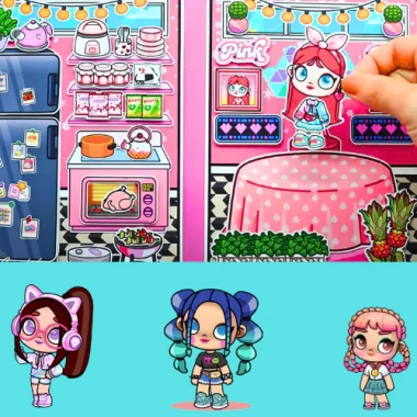 Đồ chơi Ngôi nhà Búp bê Avatar World Black Pink - Toca Life, giảm còn 120k