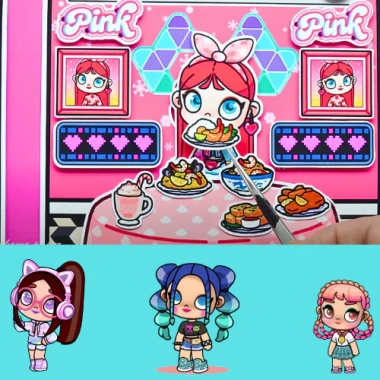 Đồ chơi Ngôi nhà Búp bê Avatar World Black Pink - Toca Life, giảm còn 120k