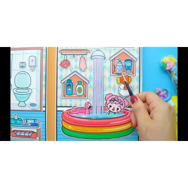 Đồ chơi Ngôi Nhà Búp Bê Giấy Cắt Thủ Công DIY Baby Villa Quiet Book Giá 76.000₫ 6 Đồ chơi Ngôi Nhà Búp Bê Giấy Cắt Thủ Công DIY Baby Villa Quiet Book Giá 76.000₫ 6