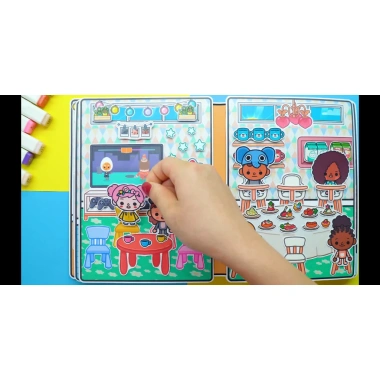 Đồ chơi Ngôi Nhà Búp Bê Giấy Cắt Thủ Công DIY Baby Villa Quiet Book Giá 76.000₫