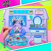Đồ chơi ngôi nhà búp bê giấy cắt thủ công DIY - Toca Life World Mẫu TA057, sáng tạo an toàn 100k 4