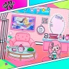 Đồ chơi ngôi nhà búp bê giấy cắt thủ công DIY - Toca Life World Mẫu TA057, sáng tạo an toàn 100k 5
