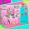 Đồ chơi ngôi nhà búp bê giấy cắt thủ công DIY - Toca Life World Mẫu TA057, sáng tạo an toàn 100k 6