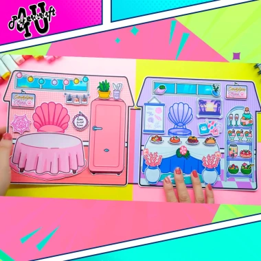 Đồ chơi ngôi nhà búp bê giấy cắt thủ công DIY - Toca Life World Mẫu TA057, sáng tạo an toàn 100k 7 Đồ chơi ngôi nhà búp bê giấy cắt thủ công DIY - Toca Life World Mẫu TA057, sáng tạo an toàn 100k 7