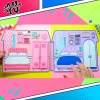 Đồ chơi ngôi nhà búp bê giấy cắt thủ công DIY - Toca Life World Mẫu TA057, sáng tạo an toàn 100k 9