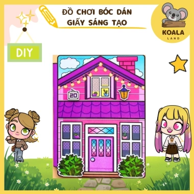 Đồ chơi ngôi nhà búp bê giấy cắt thủ công DIY Toca Life World mẫu TA28 giảm giá 20% chỉ 100.000₫