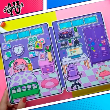 Đồ chơi ngôi nhà búp bê giấy cắt thủ công DIY Toca Life World mẫu TA28 giảm giá 20% chỉ 100.000₫ 2 Đồ chơi ngôi nhà búp bê giấy cắt thủ công DIY Toca Life World mẫu TA28 giảm giá 20% chỉ 100.000₫ 2