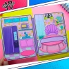 Đồ chơi ngôi nhà búp bê giấy cắt thủ công DIY Toca Life World mẫu TA28 giảm giá 20% chỉ 100.000₫ 4