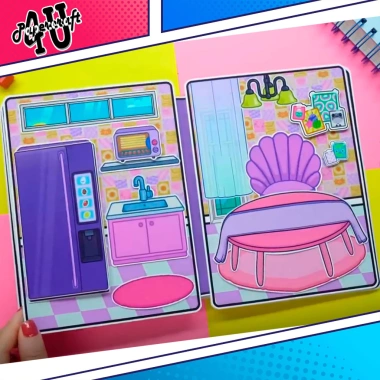 Đồ chơi ngôi nhà búp bê giấy cắt thủ công DIY Toca Life World mẫu TA28 giảm giá 20% chỉ 100.000₫ 4 Đồ chơi ngôi nhà búp bê giấy cắt thủ công DIY Toca Life World mẫu TA28 giảm giá 20% chỉ 100.000₫ 4