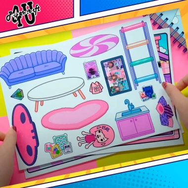 Đồ chơi ngôi nhà búp bê giấy cắt thủ công DIY Toca Life World mẫu TA28 giảm giá 20% chỉ 100.000₫ 6 Đồ chơi ngôi nhà búp bê giấy cắt thủ công DIY Toca Life World mẫu TA28 giảm giá 20% chỉ 100.000₫ 6