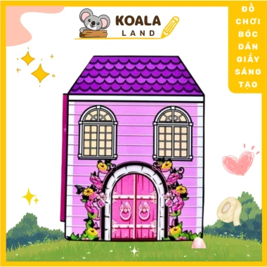 Đồ chơi ngôi nhà búp bê giấy cắt thủ công DIY Toca Life World TA012 giảm giá 124k
