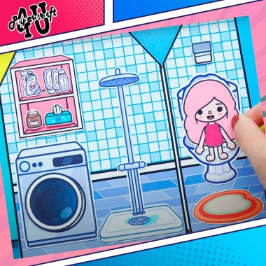 Đồ chơi ngôi nhà búp bê giấy cắt thủ công DIY Toca Life World TA012 giảm giá 124k 3 Đồ chơi ngôi nhà búp bê giấy cắt thủ công DIY Toca Life World TA012 giảm giá 124k 3