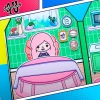 Đồ chơi ngôi nhà búp bê giấy cắt thủ công DIY Toca Life World TA012 giảm giá 124k 4