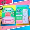 Đồ chơi ngôi nhà búp bê giấy cắt thủ công DIY Toca Life World TA012 giảm giá 124k 8