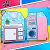 Đồ chơi ngôi nhà búp bê giấy cắt thủ công DIY Toca Life World TA012 giảm giá 124k 9