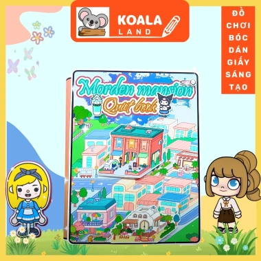 Đồ chơi Ngôi Nhà Búp Bê Giấy Cắt Thủ Công DIY Toca Life World TA041 Giá 100k