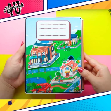 Đồ chơi Ngôi Nhà Búp Bê Giấy Cắt Thủ Công DIY Toca Life World TA041 Giá 100k 5 Đồ chơi Ngôi Nhà Búp Bê Giấy Cắt Thủ Công DIY Toca Life World TA041 Giá 100k 5