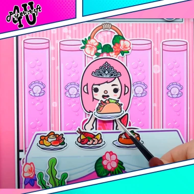 Đồ chơi ngôi nhà búp bê giấy cắt thủ công DIY TOCA LIFE WORLD TA064 giá 100k 8 Đồ chơi ngôi nhà búp bê giấy cắt thủ công DIY TOCA LIFE WORLD TA064 giá 100k 8