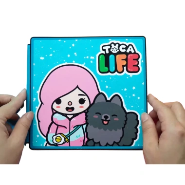 Đồ chơi ngôi nhà búp bê giấy - Công chúa Tocaboca, học liệu bóc dán H32, chỉ 120.000₫