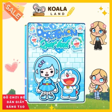 Đồ chơi ngôi nhà búp bê giấy DIY Doraemon House, giảm giá 99k, cắt tỉ mỉ