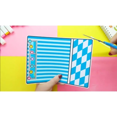 Đồ chơi ngôi nhà búp bê giấy DIY Doraemon House, giảm giá 99k, cắt tỉ mỉ 7