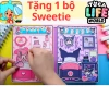 Đồ chơi Ngôi nhà Búp bê giấy DIY Kuromi và Melody Quiet Book, giảm giá 168k 5