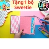 Đồ chơi Ngôi nhà Búp bê giấy DIY Kuromi và Melody Quiet Book, giảm giá 168k 7