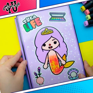 Đồ chơi Ngôi nhà Búp Bê Giấy DIY mẫu TA02 – Toca Life World, giảm giá 20% 2