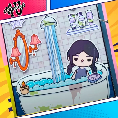 Đồ chơi Ngôi nhà búp bê giấy DIY mẫu TA20 - TOCA Life World, thủ công sáng tạo cho bé 6 Đồ chơi Ngôi nhà búp bê giấy DIY mẫu TA20 - TOCA Life World, thủ công sáng tạo cho bé 6