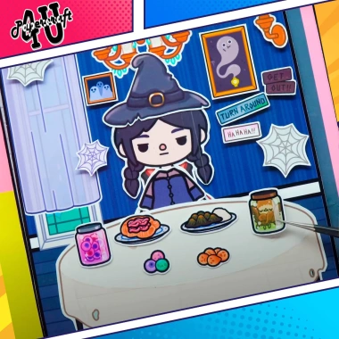 Đồ chơi Ngôi nhà búp bê giấy DIY mẫu TA20 - TOCA Life World, thủ công sáng tạo cho bé