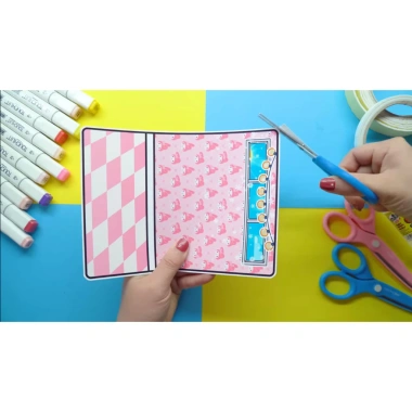 Đồ chơi ngôi nhà búp bê giấy DIY My Melody House in Quiet Book, giảm còn 89.000₫