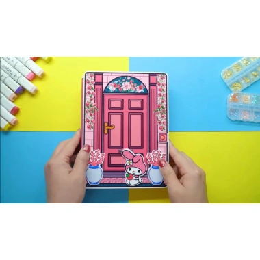 Đồ chơi ngôi nhà búp bê giấy DIY My Melody House in Quiet Book, giảm còn 89.000₫