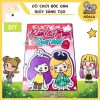 Đồ chơi ngôi nhà búp bê giấy DIY Rich và Poor Quiet Book – Búp bê bé gái squishy, cắt thủ công 99k