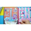Đồ chơi ngôi nhà búp bê giấy DIY Rich và Poor Quiet Book – Búp bê bé gái squishy, cắt thủ công 99k 6