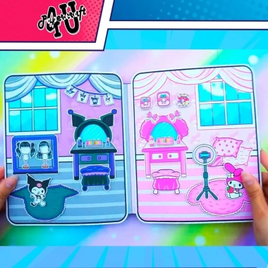 Đồ chơi ngôi nhà búp bê giấy DIY TOCA LIFE WORLD DB02 Kuromi Melody - Giá 120.000₫ 6