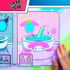 Đồ chơi ngôi nhà búp bê giấy DIY TOCA LIFE WORLD DB02 Kuromi Melody - Giá 120.000₫ 7