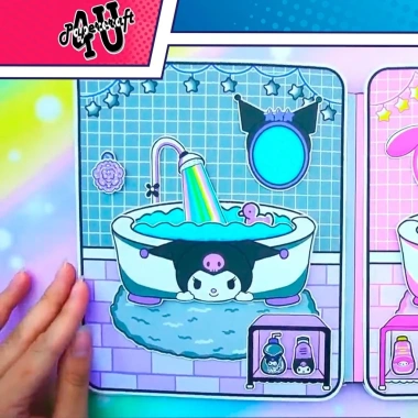 Đồ chơi ngôi nhà búp bê giấy DIY TOCA LIFE WORLD DB02 Kuromi Melody - Giá 120.000₫ 8