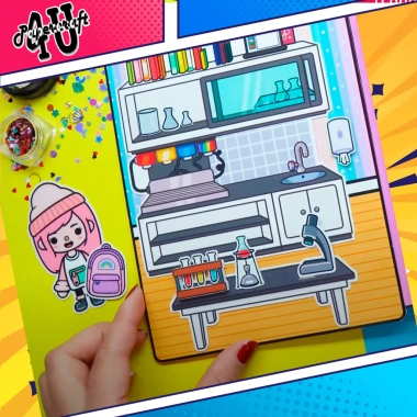 Đồ chơi Ngôi nhà Búp Bê Giấy DIY Toca Life World mẫu TA015 - Giá chỉ 131.160₫